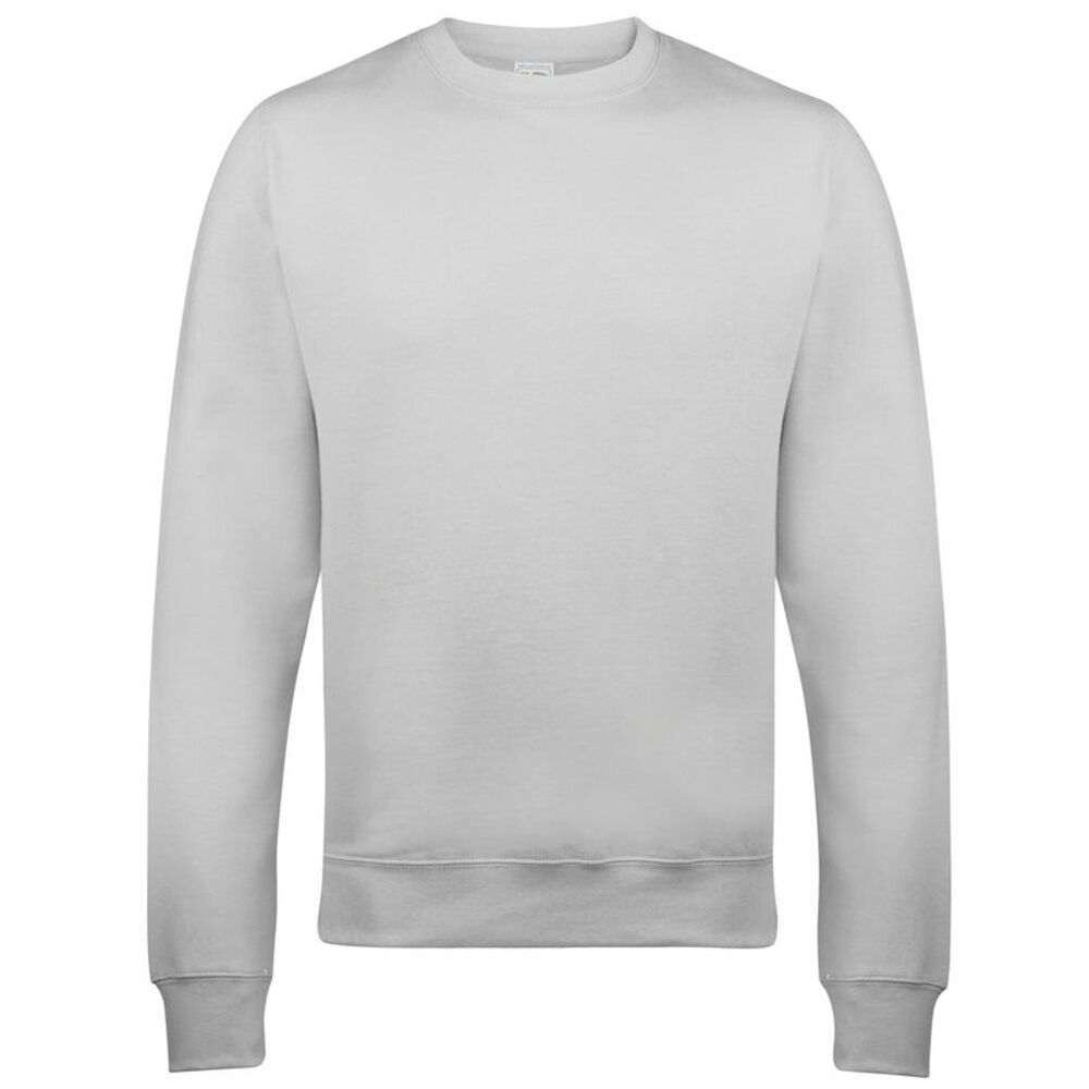 AWDis Just Hoods AWDis Unisex Crew Neck Plain Sweatshirt (280 GSM) / Ash